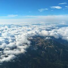 Flugwegposition um 07:39:42: Aufgenommen in der Nähe von Gemeinde Schwarzau im Gebirge, Österreich in 3251 Meter